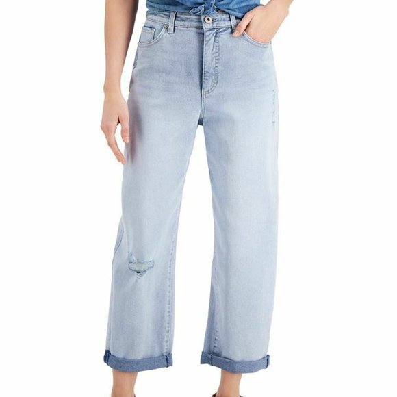 Style & Co Balloon Jeans Color: Starlight - Picture 1 of 10